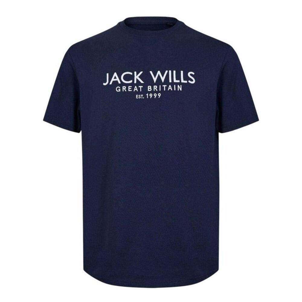 Jack Wills Mens Carnaby Logo T-Shirt / Navy